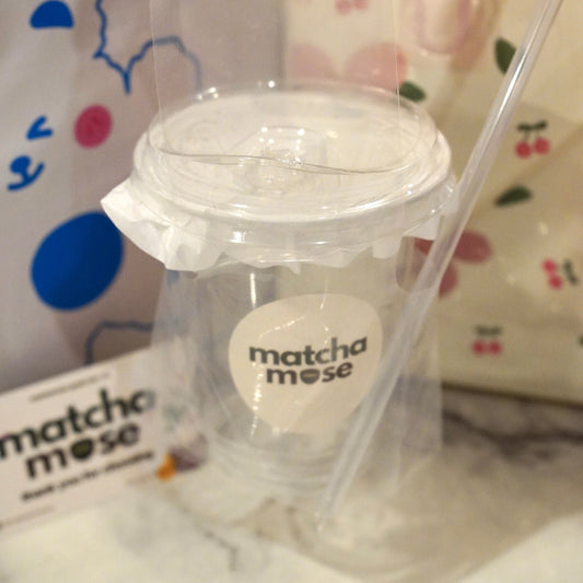 Matcha On-The-Go Plastic Take-Away Set